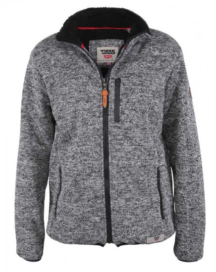D555 Rockley Sweat With Sherpa Lining - Sviitrid ja dressipluusid - Meeste suured kapuutsiga jakid suurustes 2XL – 14XL