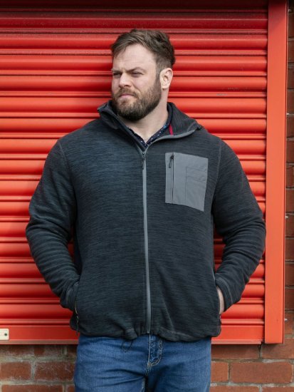 D555 Daly Quarter Zip Fleece Sweatshirt Must/Hall - Sviitrid ja dressipluusid - Meeste suured kapuutsiga jakid suurustes 2XL – 14XL