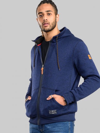 D555 Callington Hoodie With Sherpa Lining - Sviitrid ja dressipluusid - Meeste suured kapuutsiga jakid suurustes 2XL – 14XL
