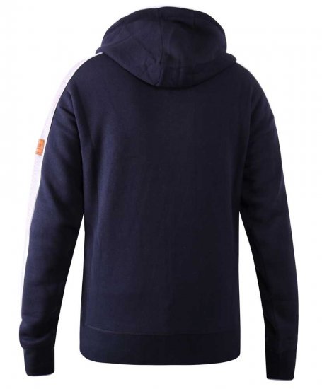 D555 Eaton Full Zip Hoodie Navy - Sviitrid ja dressipluusid - Meeste suured kapuutsiga jakid suurustes 2XL – 14XL