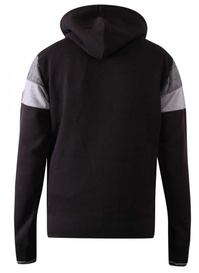 D555 Kipling Full Zip Hoodie Black - Sviitrid ja dressipluusid - Meeste suured kapuutsiga jakid suurustes 2XL – 14XL