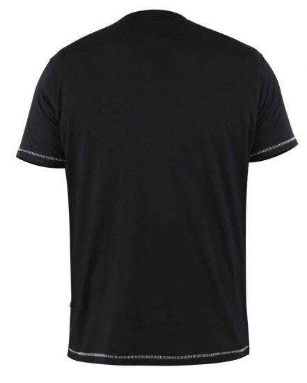 D555 SPIRIT Christmas Spirit Printed T-Shirt Black - T-särgid - Suured T-särgid 2XL – 14XL