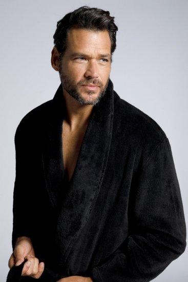 JP1880 Bathrobe with Spacious Patch Pockets Black - Aluspesu ja ujumisriided - Aluspesu 2XL-8XL