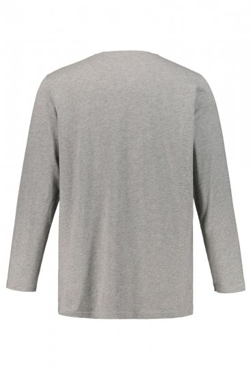 JP1880 702555 Pika varrukaga Henley-särk Hallmeleeritud - T-särgid - Suured T-särgid 2XL – 14XL