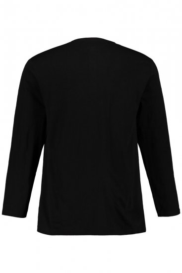 JP1880 702555 Pika varrukaga Henley-särk Must - T-särgid - Suured T-särgid 2XL – 14XL