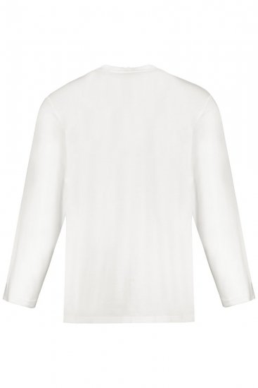 JP1880 702555 Pika varrukaga Henley-särk Valge - T-särgid - Suured T-särgid 2XL – 14XL