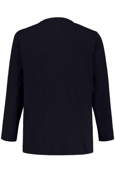 JP1880 702555 Pika varrukaga Henley-särk Tumesinine - T-särgid - Suured T-särgid 2XL – 14XL