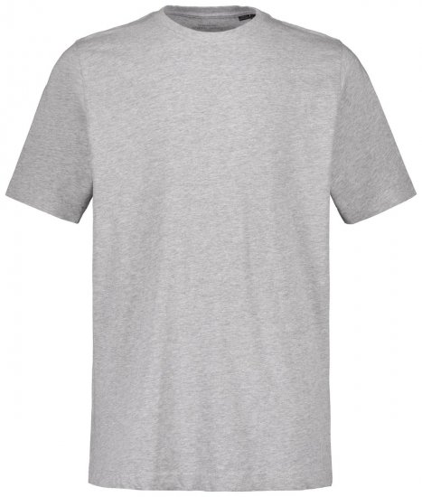 JP1880 702558 Ümara kaelusega T-särk Hallmeleeritud - T-särgid - Suured T-särgid 2XL – 14XL