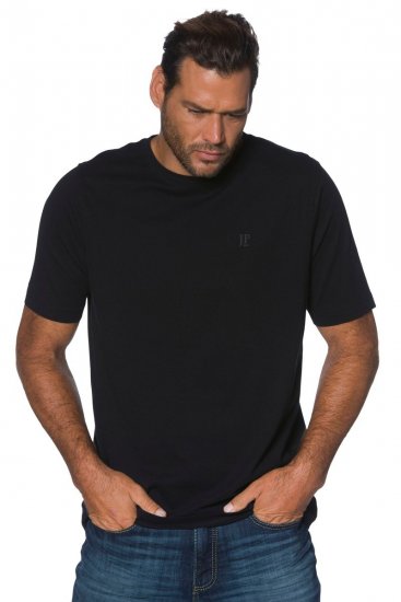 JP1880 702558 Ümara kaelusega T-särk Must - T-särgid - Suured T-särgid 2XL – 14XL