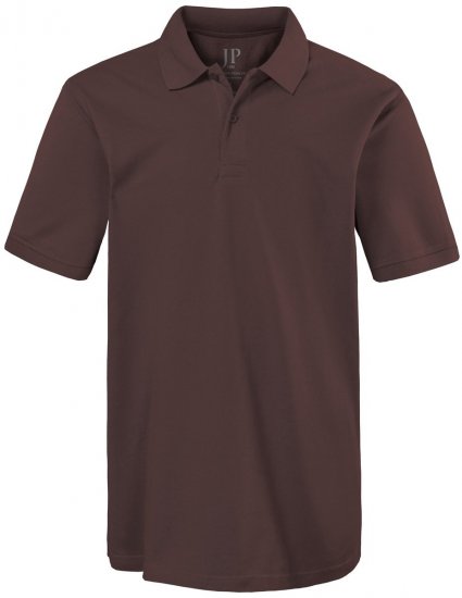 JP1880 702560 Polosärk Mahagonipruun - Polosärgid - Meeste suured polosärgid 2XL – 8XL