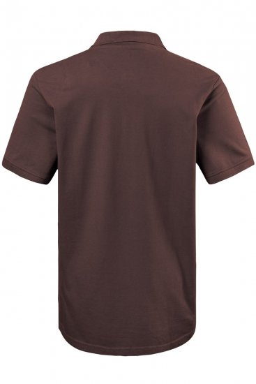 JP1880 702560 Polosärk Mahagonipruun - Polosärgid - Meeste suured polosärgid 2XL – 8XL