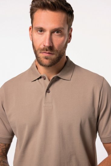 JP1880 702560 Polosärk Hallpruun - Polosärgid - Meeste suured polosärgid 2XL – 8XL