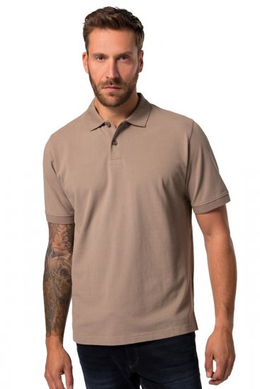 JP1880 702560 Polosärk Hallpruun - Polosärgid - Meeste suured polosärgid 2XL – 8XL