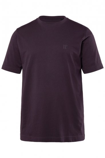JP1880 702637 Ümara kaelusega T-särk 2 tk Tumelilla/Must - T-särgid - Suured T-särgid 2XL – 14XL