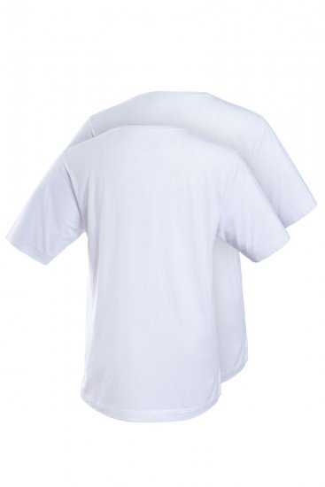 JP1880 702637 Ümara kaelusega T-särk 2 tk Valge - T-särgid - Suured T-särgid 2XL – 14XL