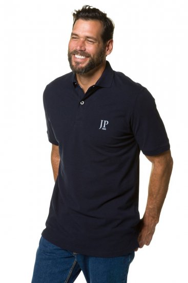 JP1880 704317 Polosärk 2 tk Must/Tumesinine - Polosärgid - Meeste suured polosärgid 2XL – 8XL