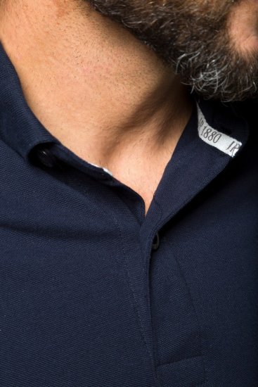 JP1880 704317 Polosärk 2 tk Must/Tumesinine - Polosärgid - Meeste suured polosärgid 2XL – 8XL