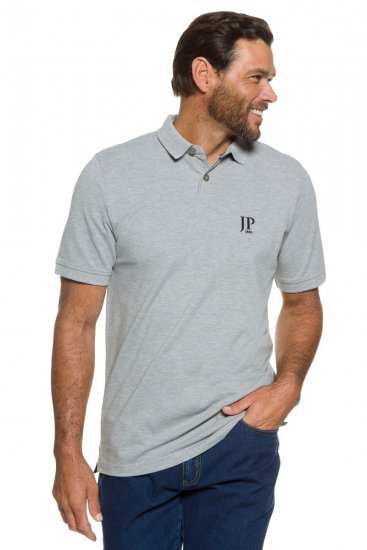 JP1880 704317 Polosärk 2 tk Tumesinine/Hallmeleeritud - Polosärgid - Meeste suured polosärgid 2XL – 8XL