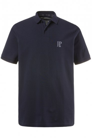 JP1880 704317 Polosärk 2 tk Tumesinine/Hallmeleeritud - Polosärgid - Meeste suured polosärgid 2XL – 8XL