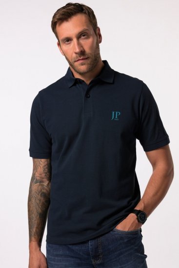 JP1880 704317 Polosärk 2 tk Petrooleumsinine/Tumesinine - Polosärgid - Meeste suured polosärgid 2XL – 8XL