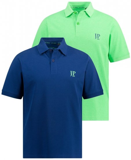 JP1880 704317 Polosärk 2 tk Süvasinine - Polosärgid - Meeste suured polosärgid 2XL – 8XL