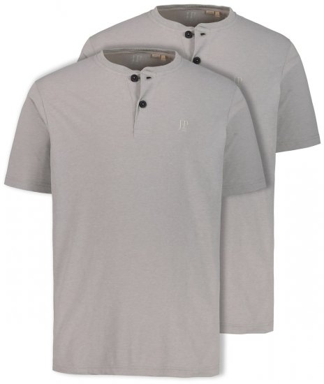 JP1880 708420 Henley-särk 2 tk Hallmeleeritud - T-särgid - Suured T-särgid 2XL – 14XL