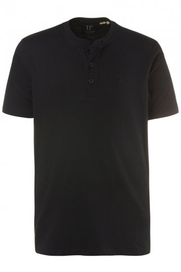 JP1880 708420 Henley-särk 2 tk Must - T-särgid - Suured T-särgid 2XL – 14XL