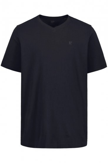 JP1880 711318 V-kaelusega T-särk 2 tk Must - T-särgid - Suured T-särgid 2XL – 14XL