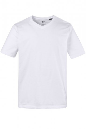 JP1880 711318 V-kaelusega T-särk 2 tk Valge - T-särgid - Suured T-särgid 2XL – 14XL