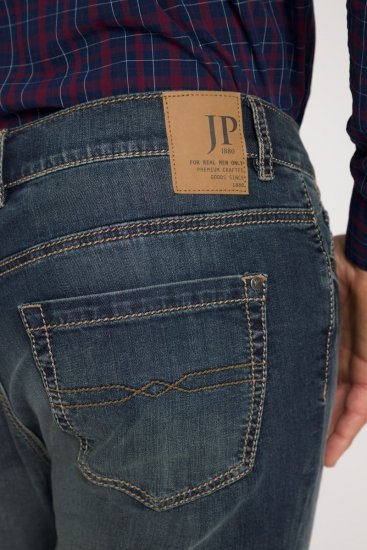 JP1880 Jeans Straight Fit Super Stretch Denim Used Blue - Teksad ja püksid - Meeste suured teksad W40 – W70