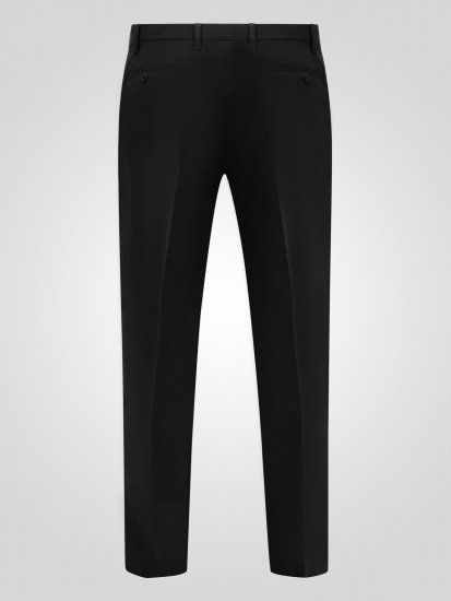 D555 Ted 4 Way Stretch Tailored Trouser Must - Ülikonnad ja pintsakud - Ülikonnad suured suurused