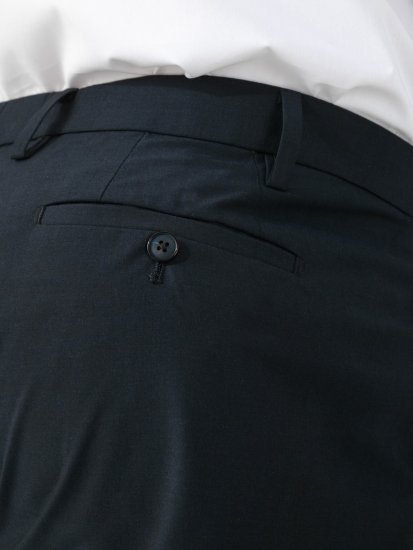 D555 Ted 4 Way Stretch Tailored Trouser Tumesinine - Ülikonnad ja pintsakud - Ülikonnad suured suurused