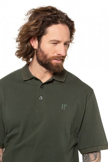 JP1880 712617 Polosärk kõhulõikega Tumeoliiv - Polosärgid - Meeste suured polosärgid 2XL – 8XL
