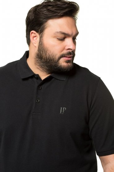 JP1880 712617 Polosärk kõhulõikega Must - Polosärgid - Meeste suured polosärgid 2XL – 8XL