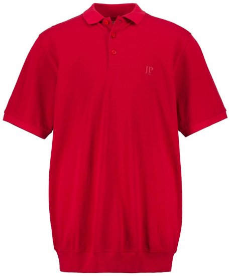 JP1880 712617 Polosärk kõhulõikega Tšillipunane - Polosärgid - Meeste suured polosärgid 2XL – 8XL