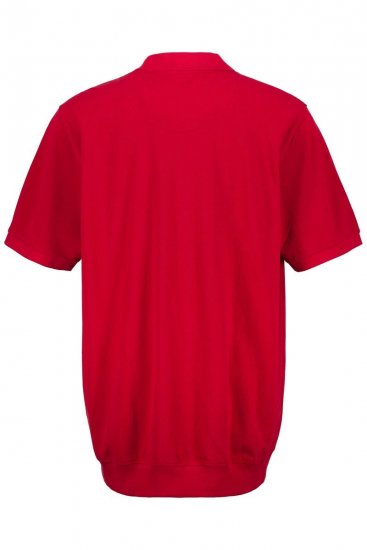 JP1880 712617 Polosärk kõhulõikega Tšillipunane - Polosärgid - Meeste suured polosärgid 2XL – 8XL