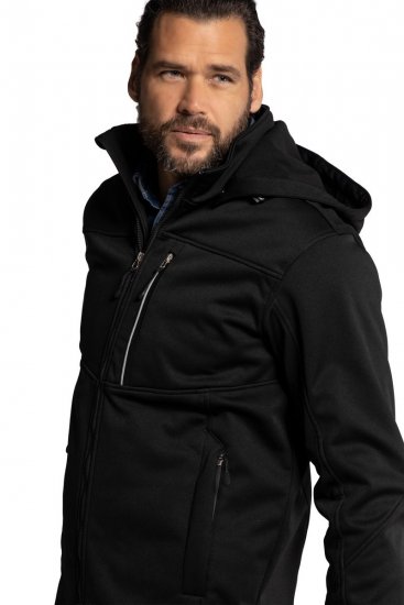 JP1880 714279 Softshell jope fliisvoodriga Must - Jakid ja joped - Joped, suured suurused: 2XL – 12XL