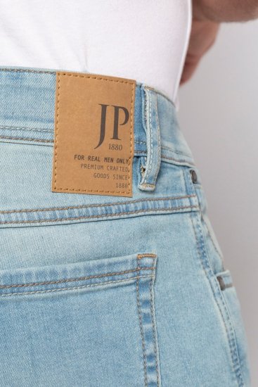 JP1880 Jeans Regular Fit 5-Pocket Bleached Denim - Teksad ja püksid - Meeste suured teksad W40 – W70