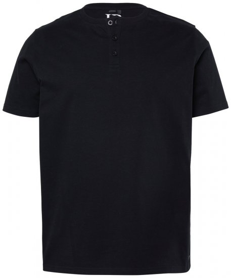 JP1880 726695 Henley-särk Must TALL - TALL T-särgid - T-särgid pikkadele meestele