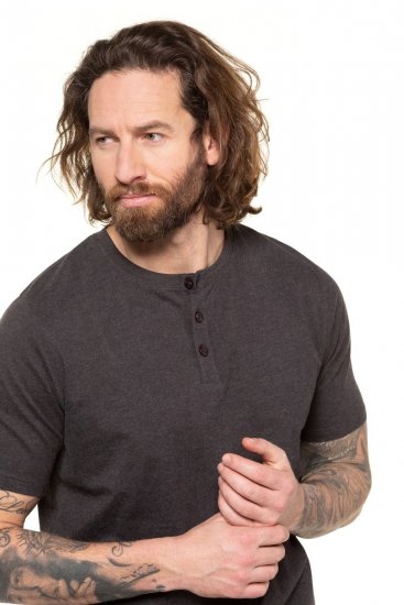 JP1880 726695 Henley-särk Tumehall - T-särgid - Suured T-särgid 2XL – 14XL