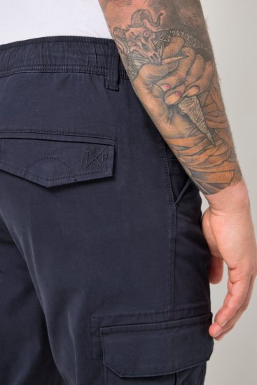 JP1880 Stretchy FLEXNAMIC Cargo Pants Navy - Kargopüksid meestele suurtes suurustes - Kargopüksid meestele suurtes suurustes