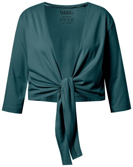 Ulla Popken 794514 Seotav trikoobolero Petrool - Bolerod - 