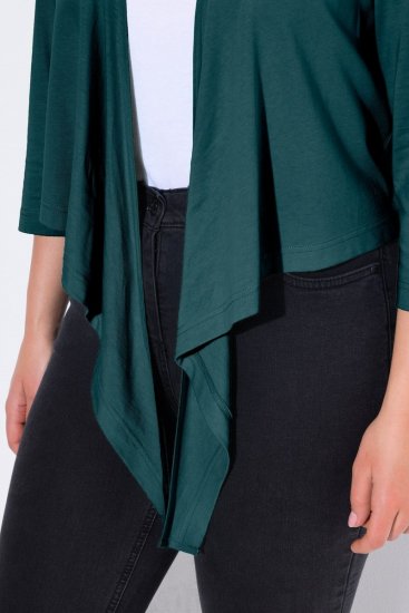 Ulla Popken 794514 Seotav trikoobolero Petrool - Bolerod - 