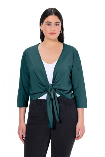 Ulla Popken 794514 Seotav trikoobolero Petrool - Bolerod - 