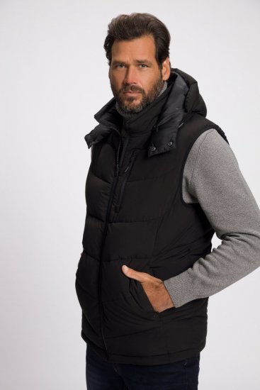 JP1880 Quilted Gilet DownTouch Padding Black - Jakid ja joped - Joped, suured suurused: 2XL – 12XL