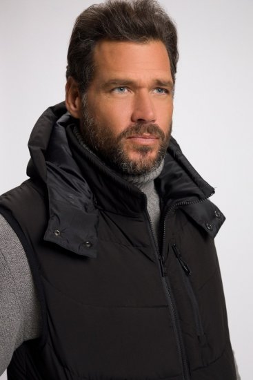 JP1880 Quilted Gilet DownTouch Padding Black - Jakid ja joped - Joped, suured suurused: 2XL – 12XL