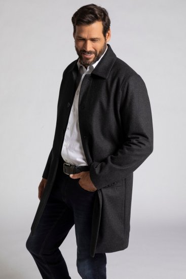JP1880 Coat Wool Blend Water Repellent Dark Grey - Jakid ja joped - Joped, suured suurused: 2XL – 12XL