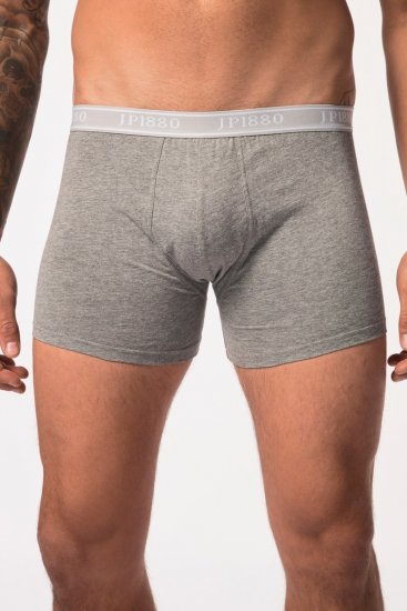 JP1880 Boxershorts Flexnamic OEKO-TEX Mid 2-Pack Grey/Off-White - Aluspesu ja ujumisriided - Aluspesu 2XL-8XL