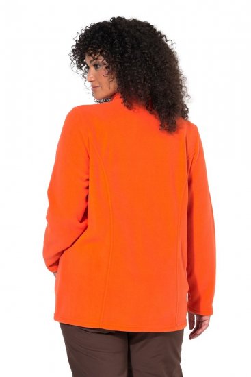 Ulla Popken 796970 Kerge fliisjakk Oranžikaspunane - Fleece riided - 