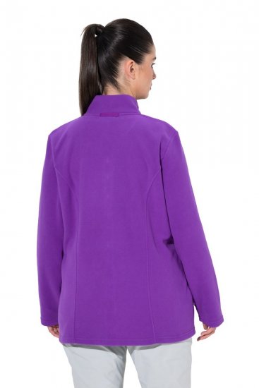 Ulla Popken 796970 Kerge fliisjakk Tumelilla - Fleece riided - 
